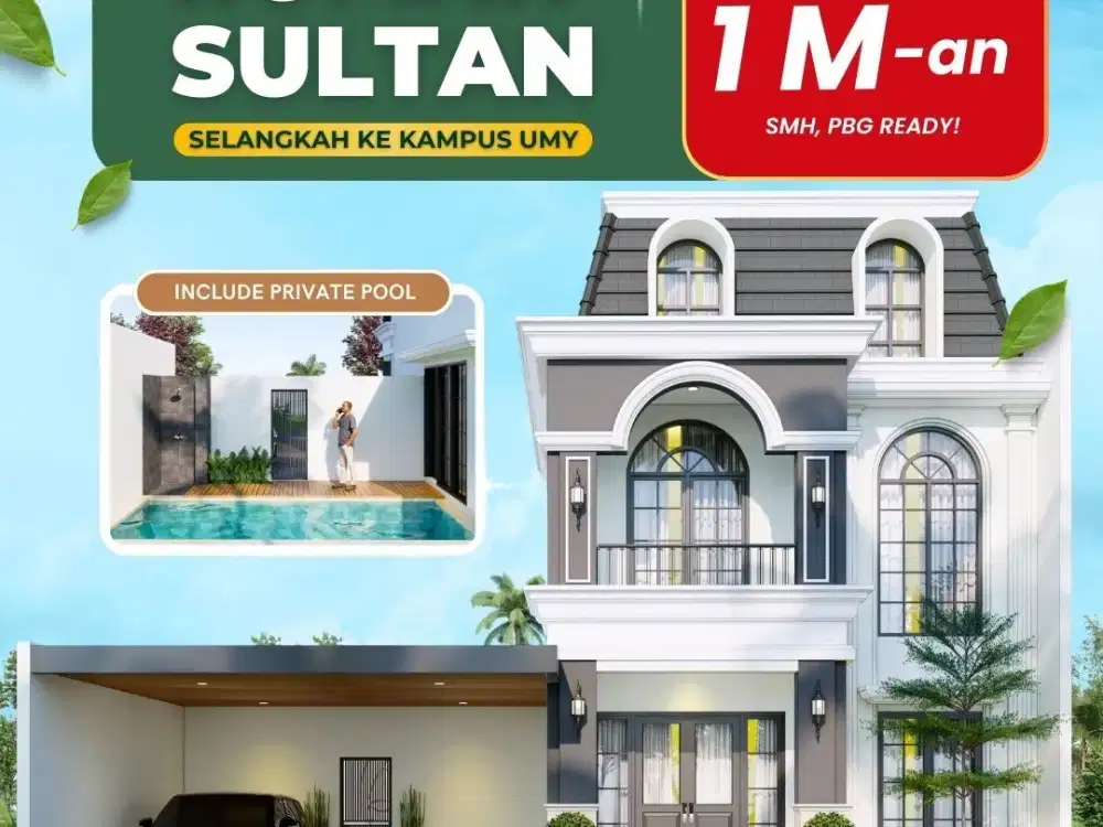 RUMAH SUPER MEWAH 2 LANTAI SLEMAN