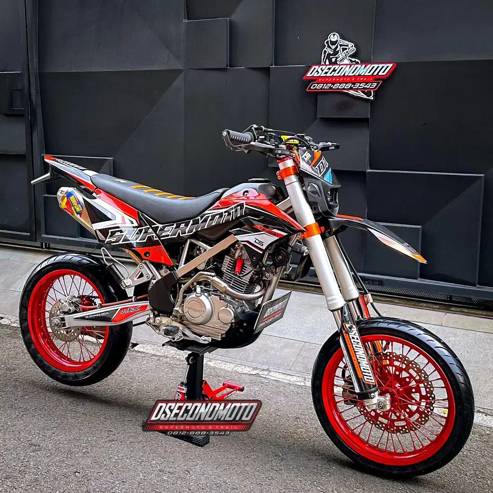 KLX 150 SUPERMOTO‼️ KAWASAKI TRAIL SUPERMOTO D TRACKER RALLY TRABAS