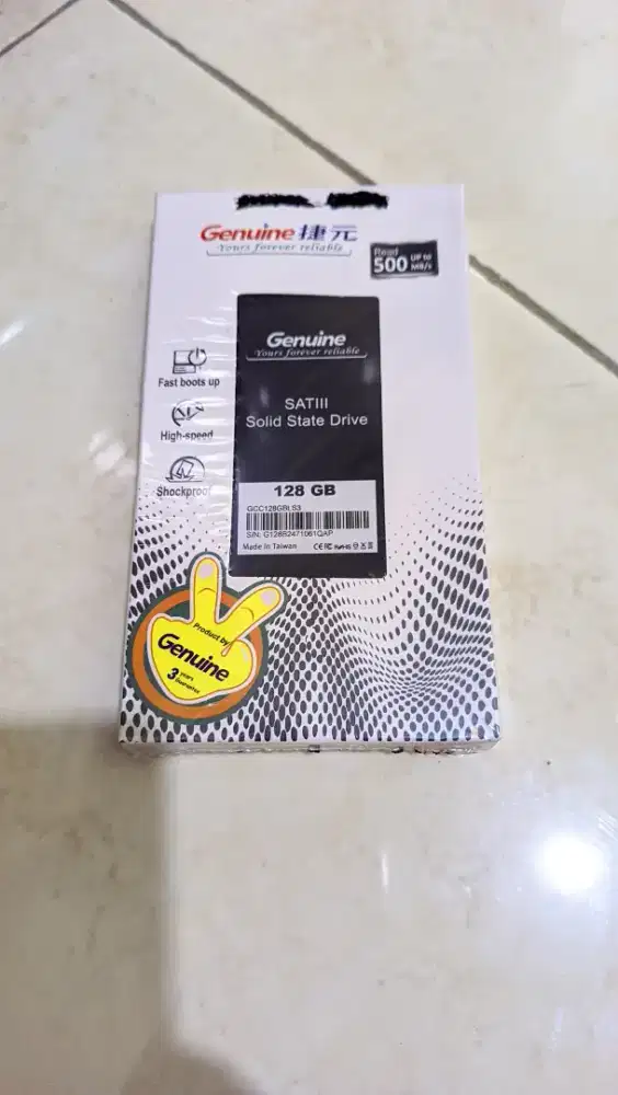 SSD Genuine SATIII 128 GB