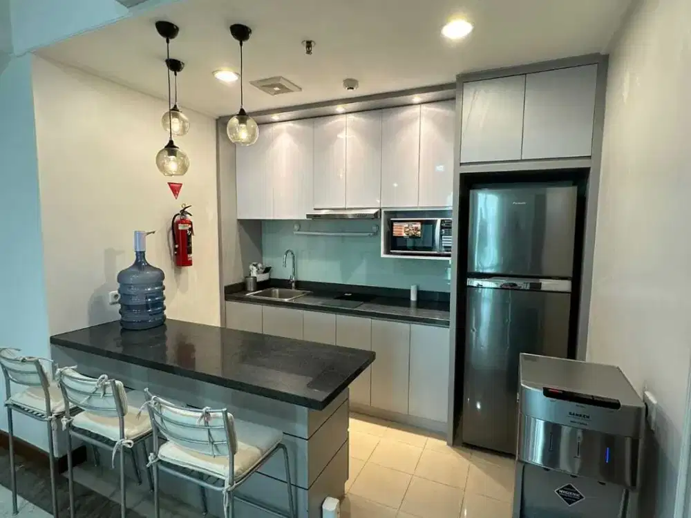 Dijual 1BR Casablanca Furnished Lantai Rendah View Tennis Court