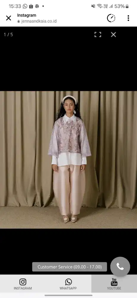 Jenna & Kaia Lilac Top New