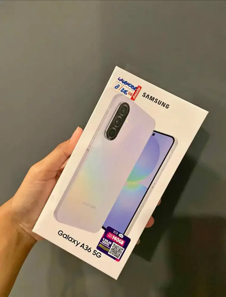 SAMSUNG GALAXY A36 5G 8/256 PROMO RESMI SEGEL