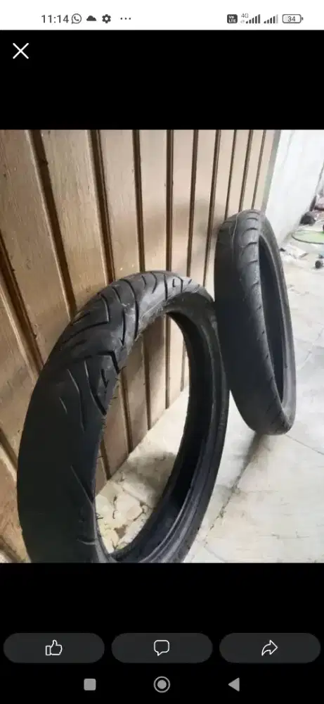 Ban metik bekas masih bagus