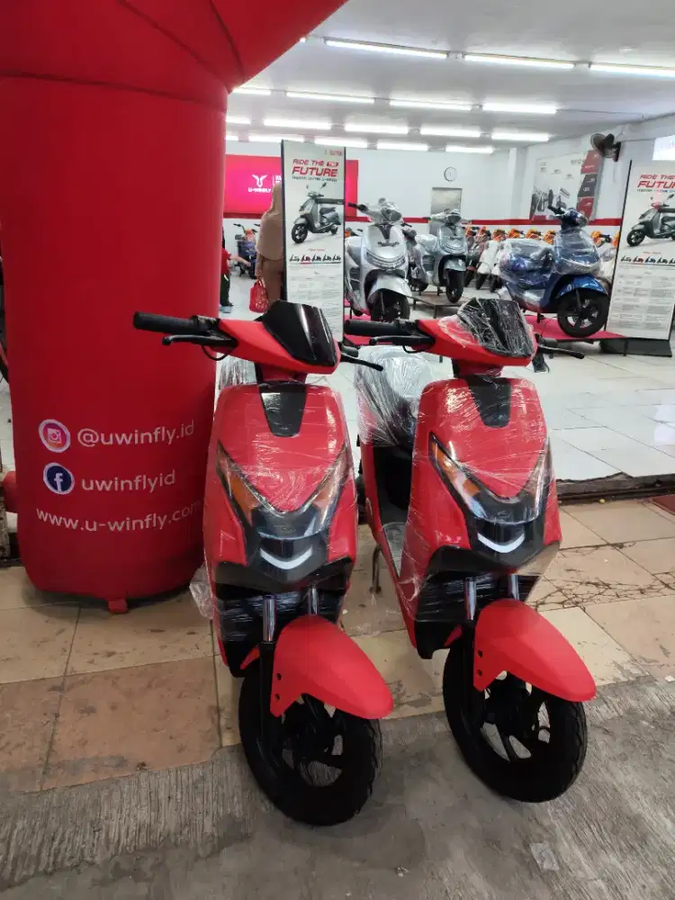 SEPEDA LISTRIK UWINFLY D75, TAHAN HUJAN, BERGARANSI RESMI 10THN