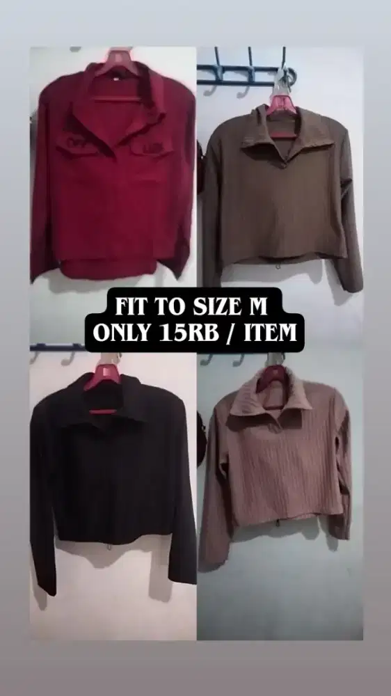 Di jual atasan preloved