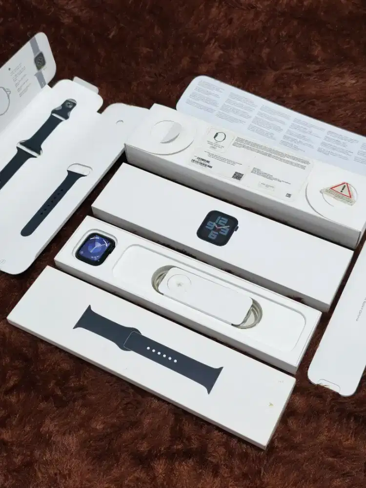 Apple Watch SE 2 40mm iBox Normal Fullset Original - Midnight