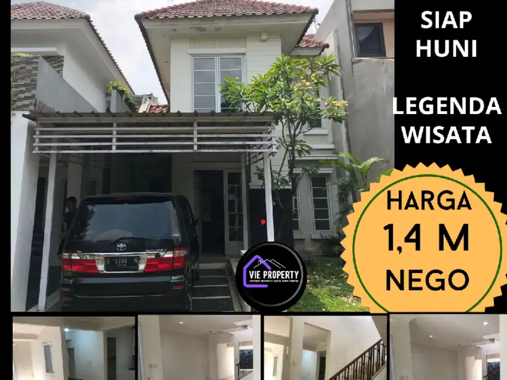 Dijual murah dibawah pasaran, rumah siap huni di Legenda Wisata Cibubur