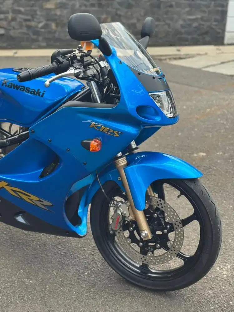 Ninja rr cbu 2005 biru asli fullspek restorasi
