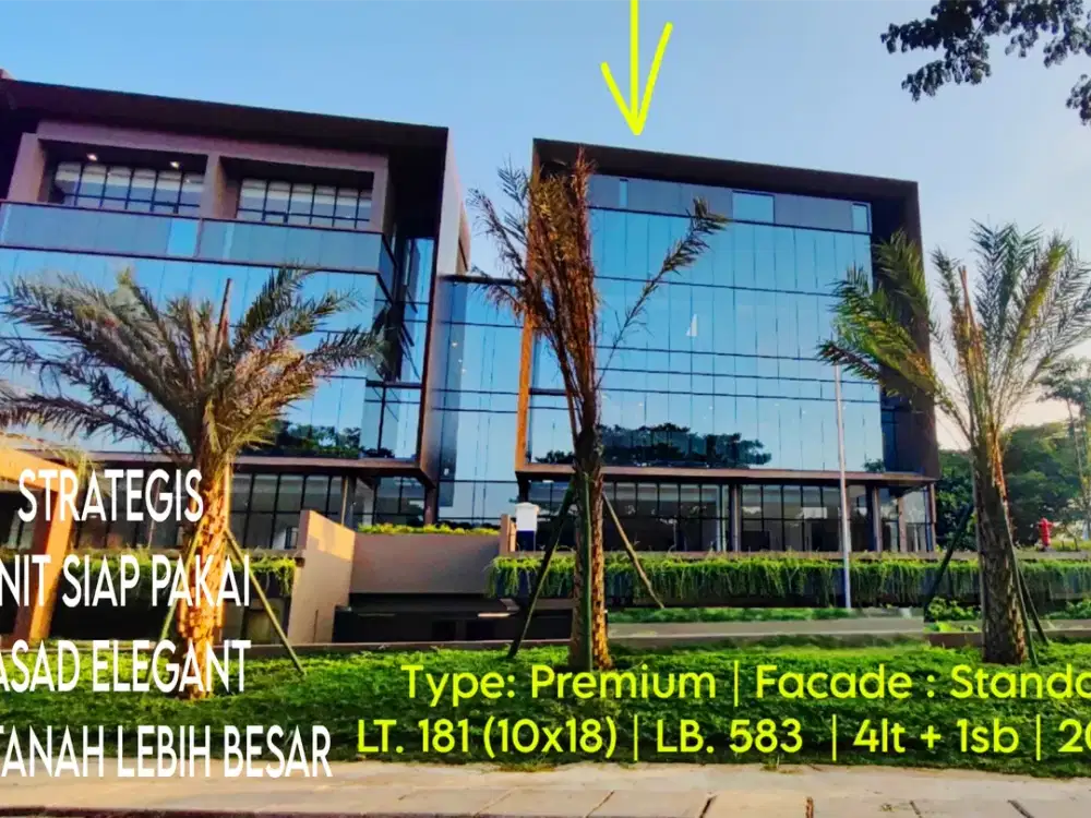 Gedung Siap Pakai, Capital Cove Business Loft , Cocok untuk Showroom, dekat Grha Unilever