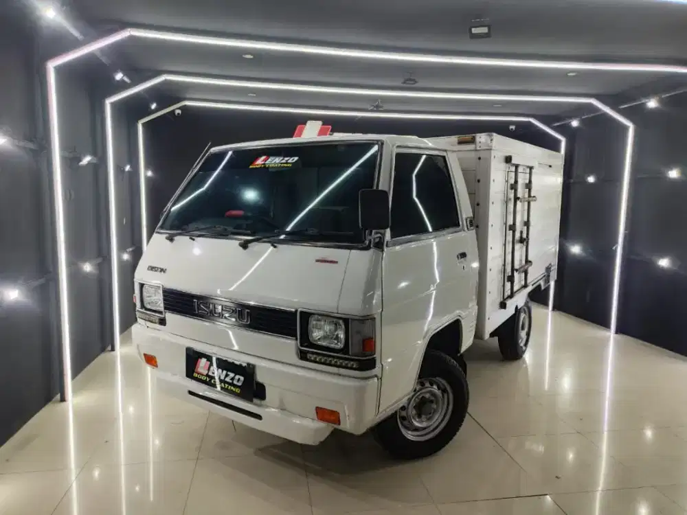 Km45rb 100%OriCat Bison Box 2015 putih mdl L300 Lenzo mobil