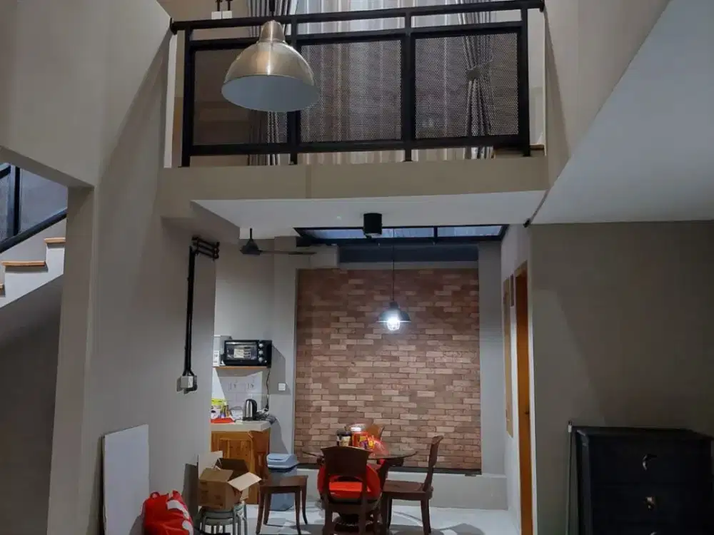 Dijual rumah baru full furnished di komplek harperindo kampung utan ciputat timur