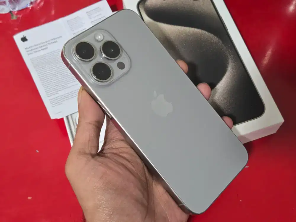 Iphone 15 promax 256 BH85 natural titanium ibox