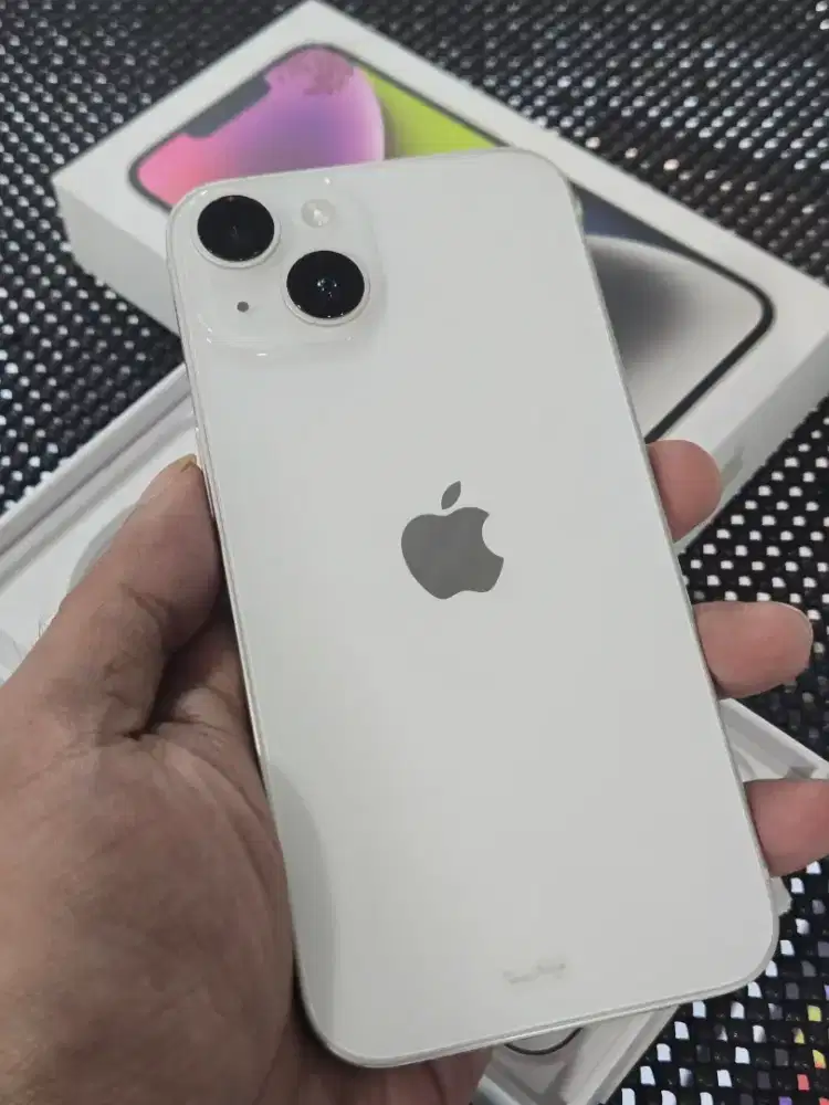 Iphone 14 128 white ibox seperti baru