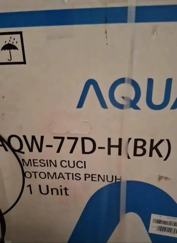 Mesin Cuci Aqua 1 tabung Top Loading