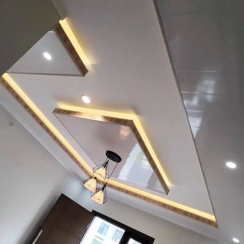 Sekat Plafon Partisi PVC GRC Gypsum Jasa Tukang Pasang Wall Moulding