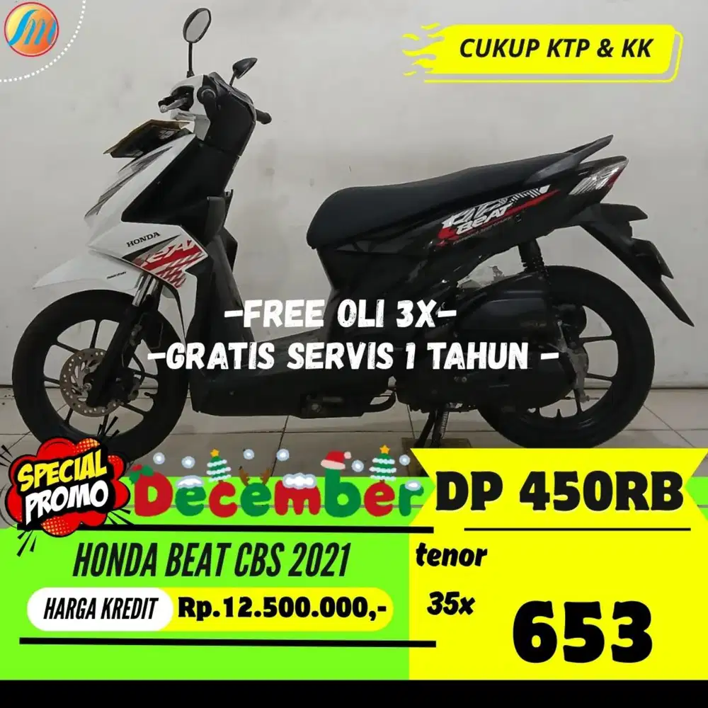 DP PROMO 450RIBU HONDA BEAT CBS 2021 ANGSURAN SANGAT RINGAN