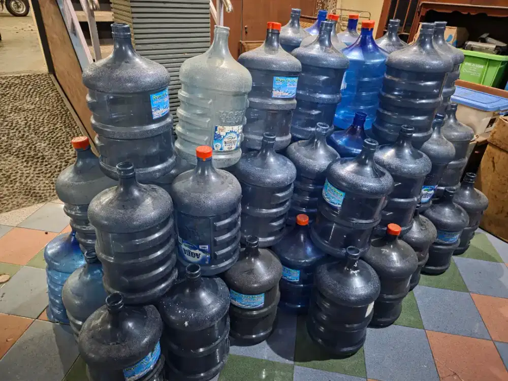 DIJUAL GALON KOSONG BEKAS KONDISI RUSAK/BOCOR/REJECT