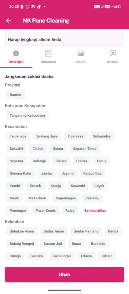 Menerima jasa layanan kebersihan rumah tangga