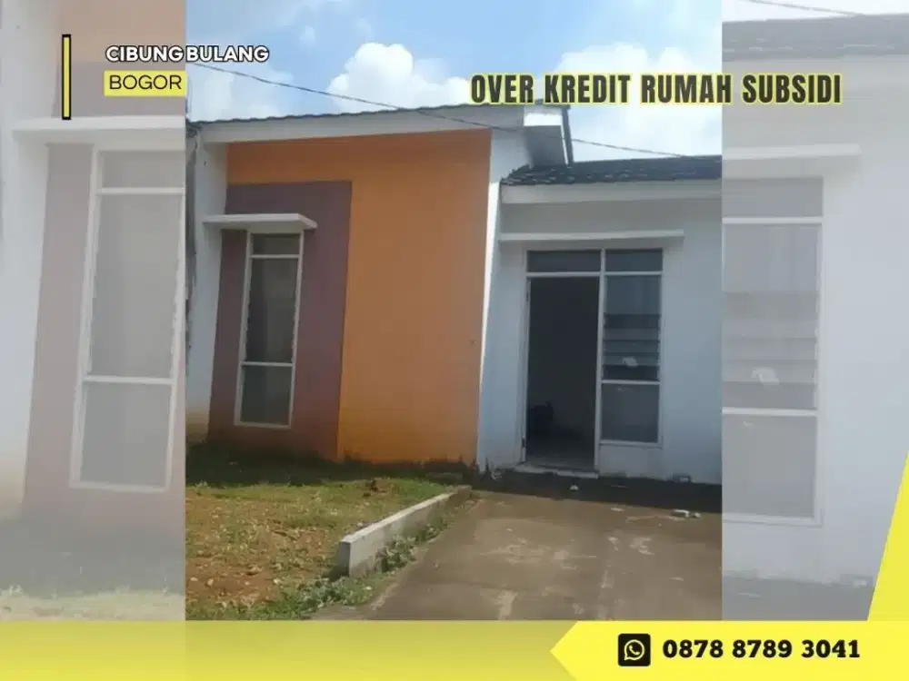 Jual Over Kredit Rumah Subsidi 69JT di Perumnas Dramaga dkt IPB Bogor