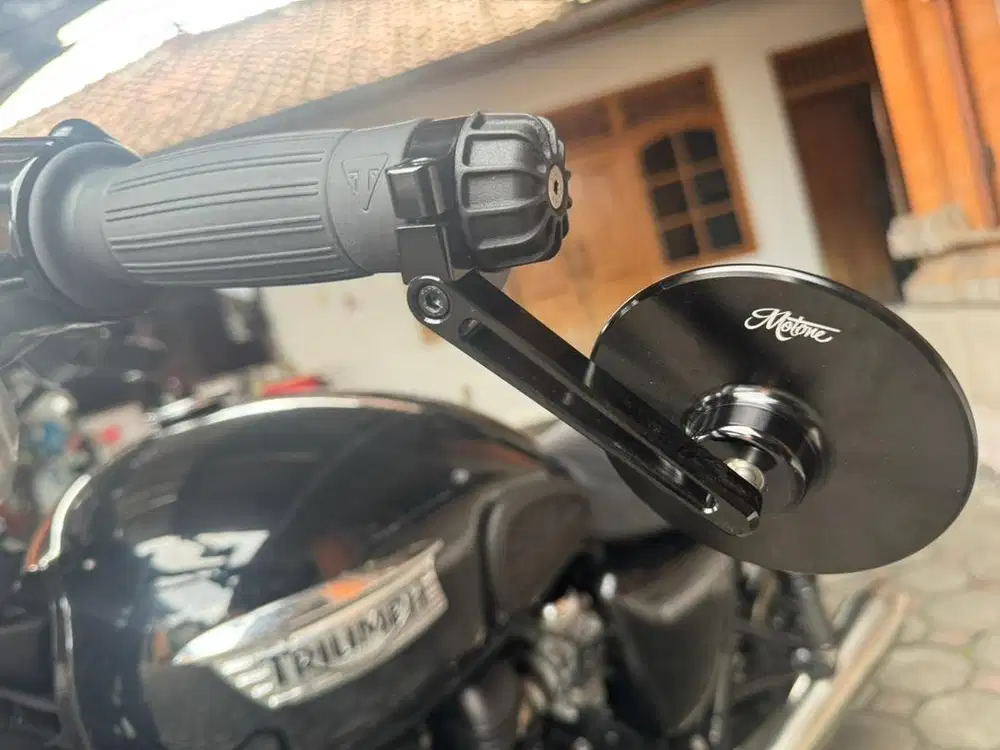 Spion Universal Triumph Motone Turismo Bar End Mirror 100MM Kanan Kiri