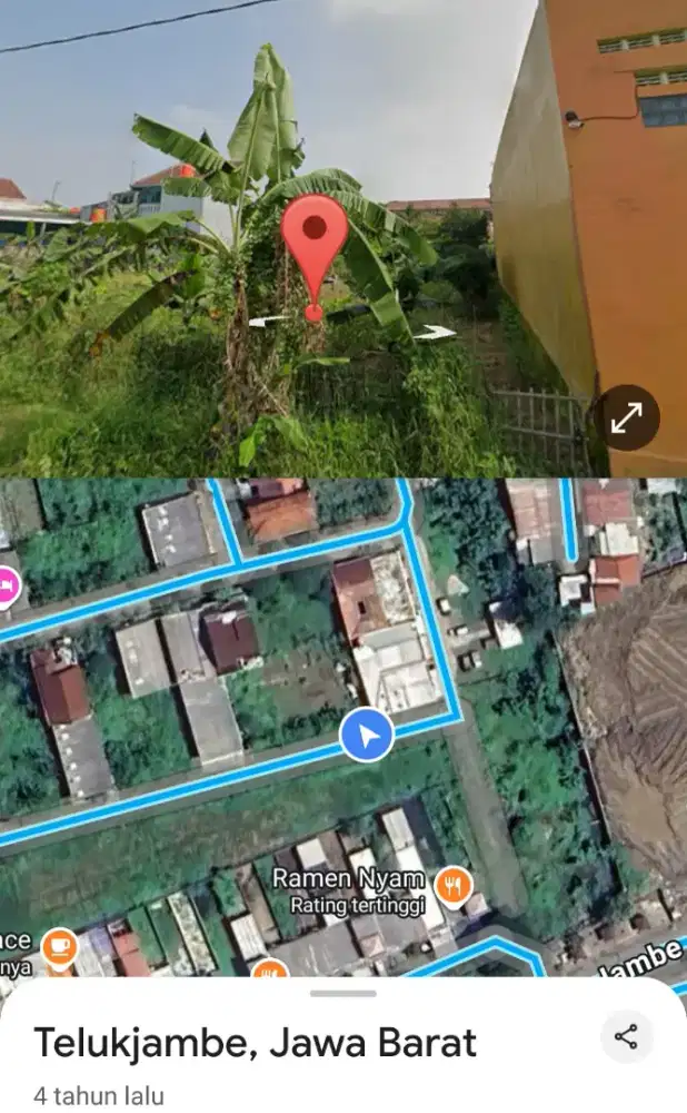 Dijual Tanah kavling 180m Puri Tekuk Jambe