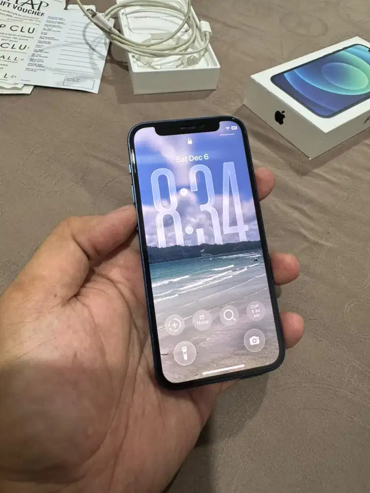 Iphone 12 mini 256 GB biru ex Digimap