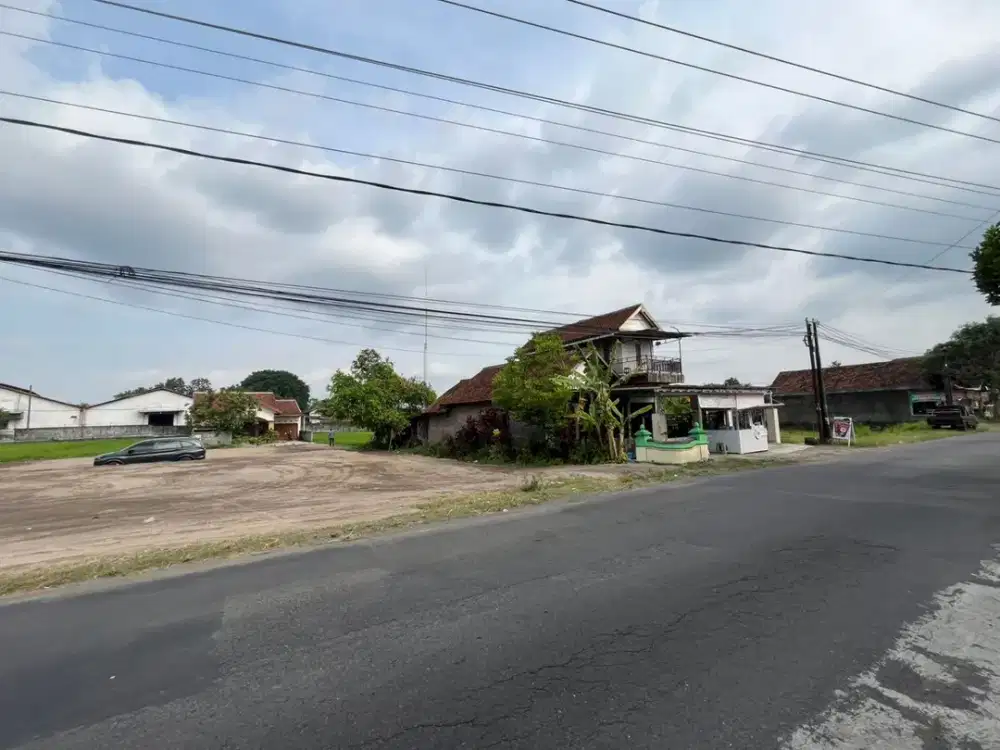 Dijual Tanah Jogja Murah, 200 m ke Jalan Raya Berbah, cocok Hunian