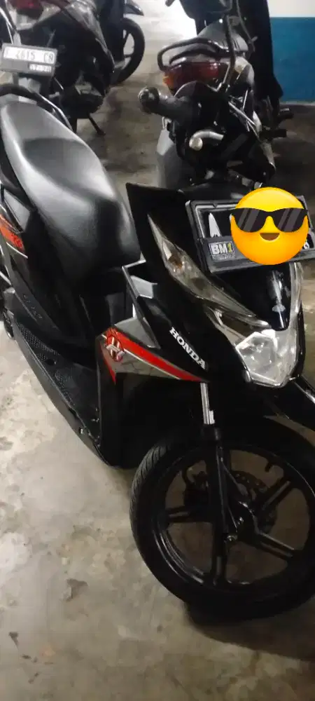 BEAT ECO TAHUN 2016 HITAM NOPOL A