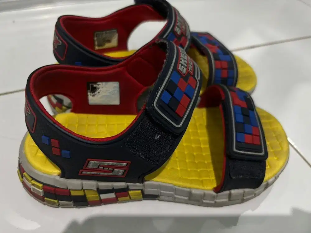 Sepatu sandal Anak Skecher X Maincraft ( Mega Craft )