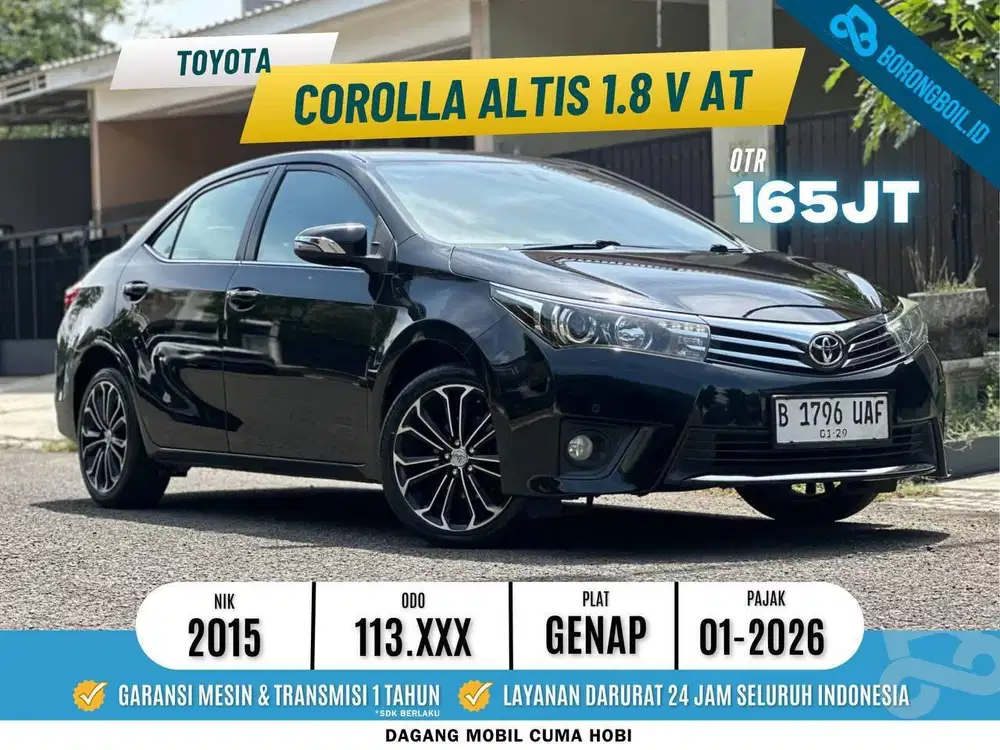 Corolla Altis V 1.8 2015 AT