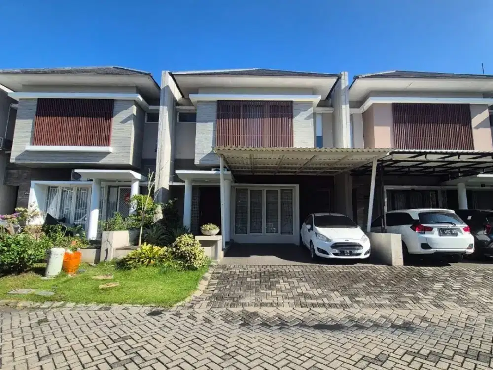 DIJUAL RUMAH ROYAL RESIDENCE CLUSTER GREENWICH FULL FURNISH DESIGN INTERIOR MEWAH