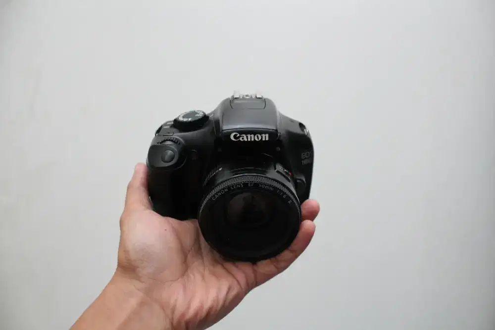 Kamera DSLR Canon 1100d 50mm hasil Bokeh cantik