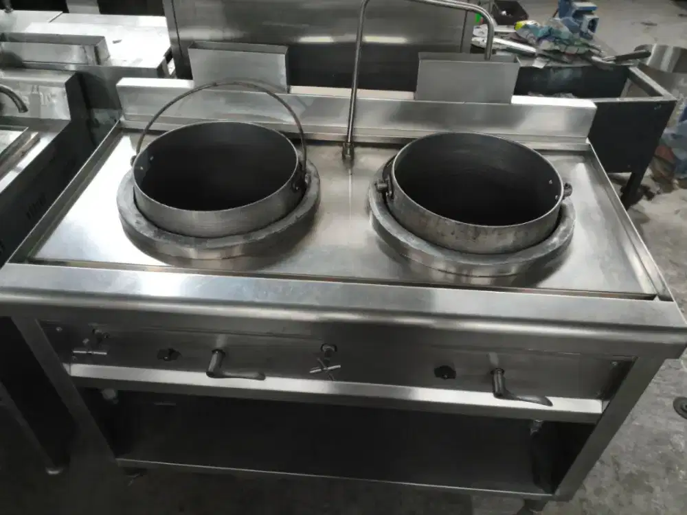 Jual kompor sup boiler 2 tungku