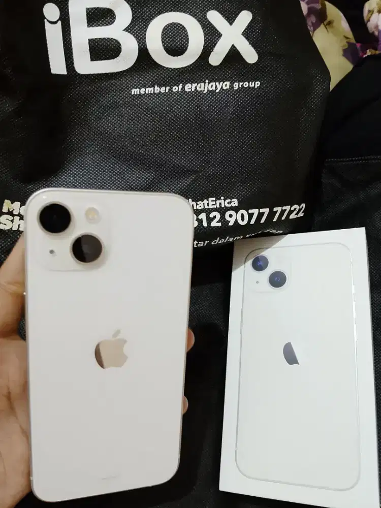 iPhone 13 starlight 128gb iBox!!second