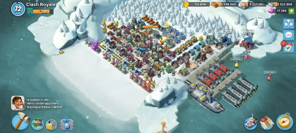 akun boom beach diamond 17 K bonus clash royale