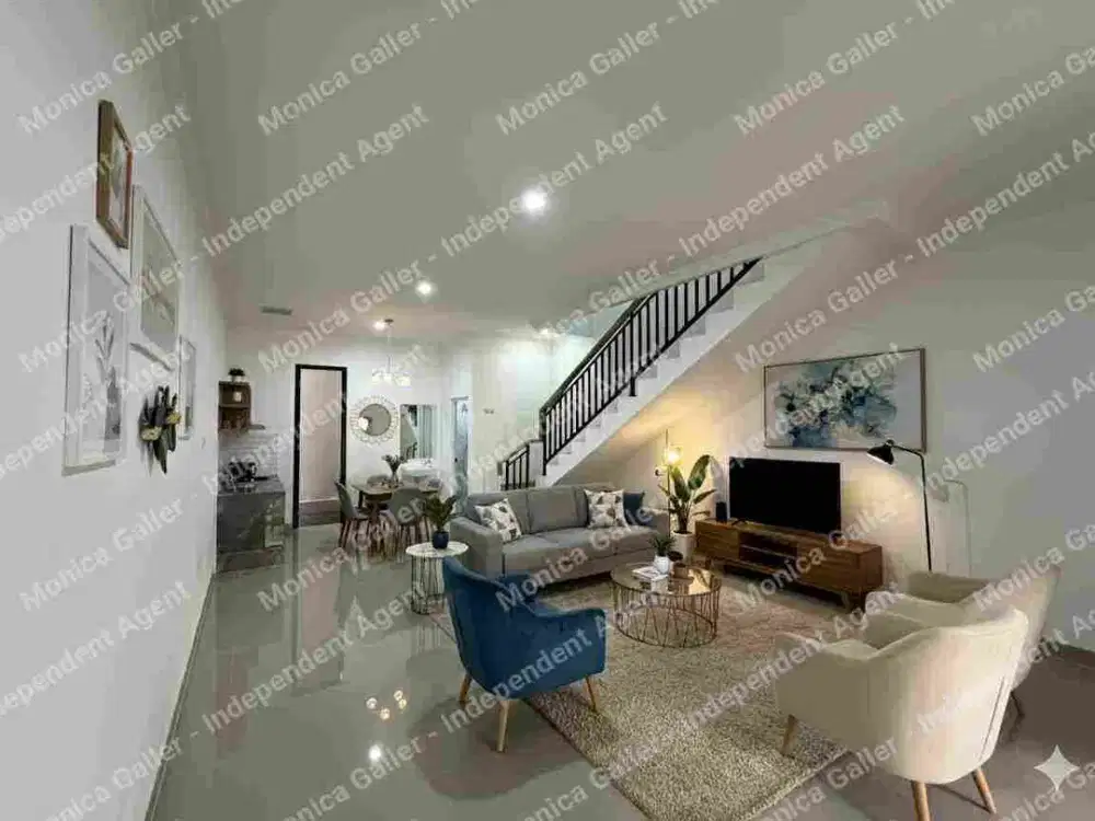 Rumah Kekinian Scandinavian 3 Lantai di Percetakan Negara Jakpus