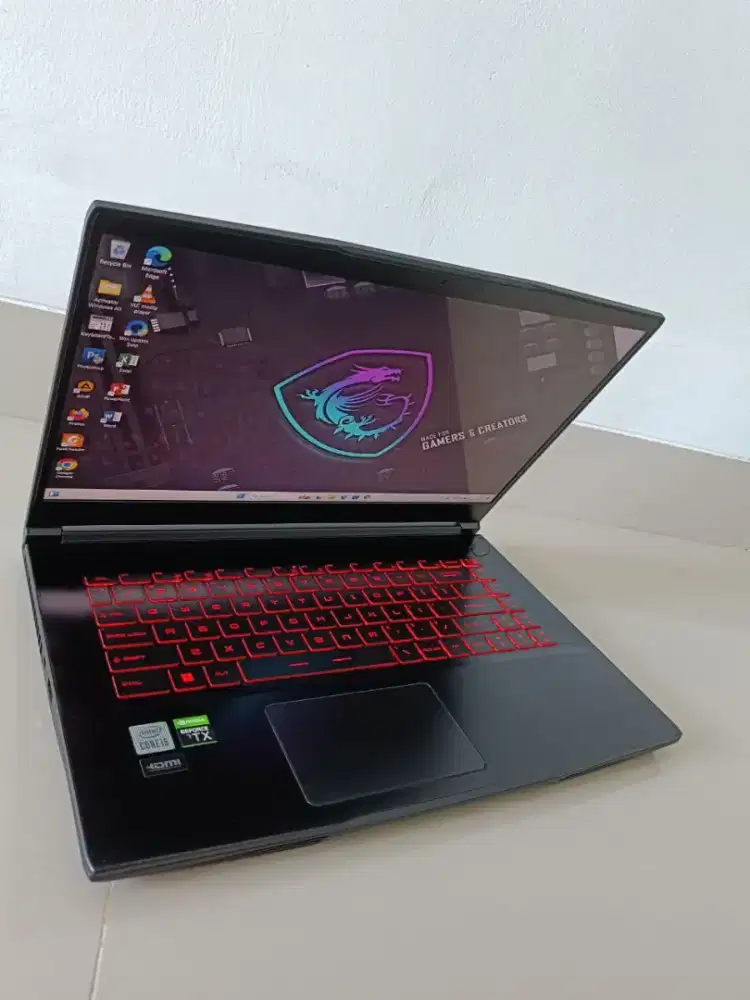 LAPTOP GAMING MSI CORE I5 RAM 24GB NVIDIA RTX3050