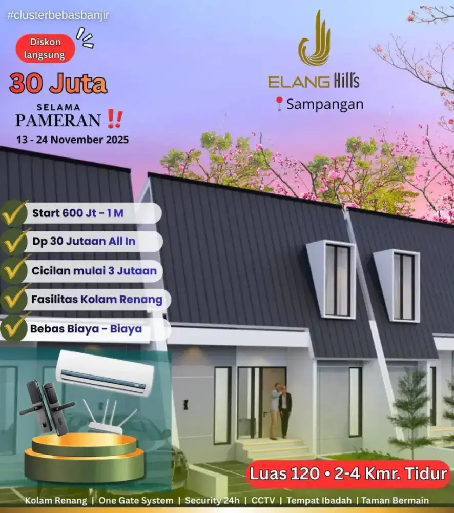 Rumah baru DI ELANG HILL'S SAMPANGAN KOTA SEMARANG