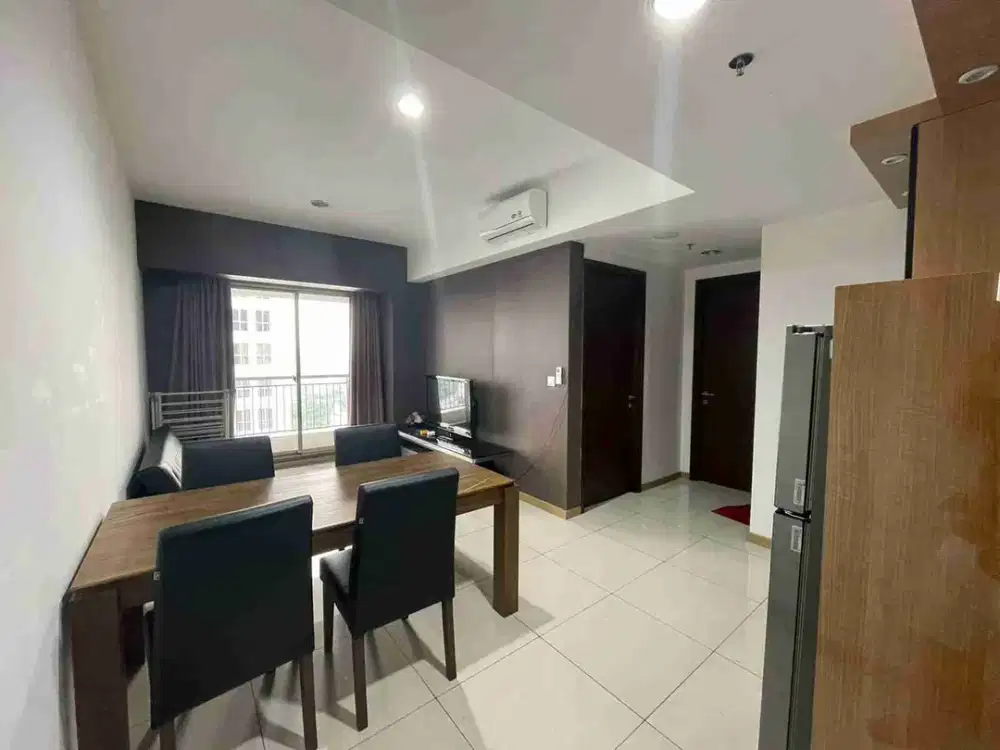 JUAL CEPAT Apartment M Town Signature Tower Herald Gading Serpong 2 BR Full Furnished Siap Huni 1,5 M Nego