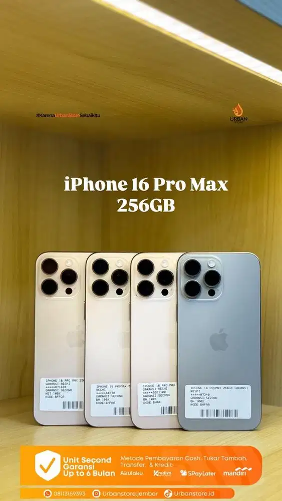 iphone 16 ProMax 256GB second iBox