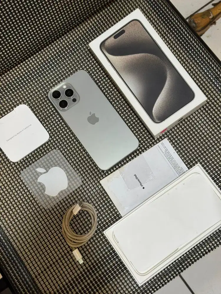 Iphone 15 pro max 256gb ibox resmi fullset original