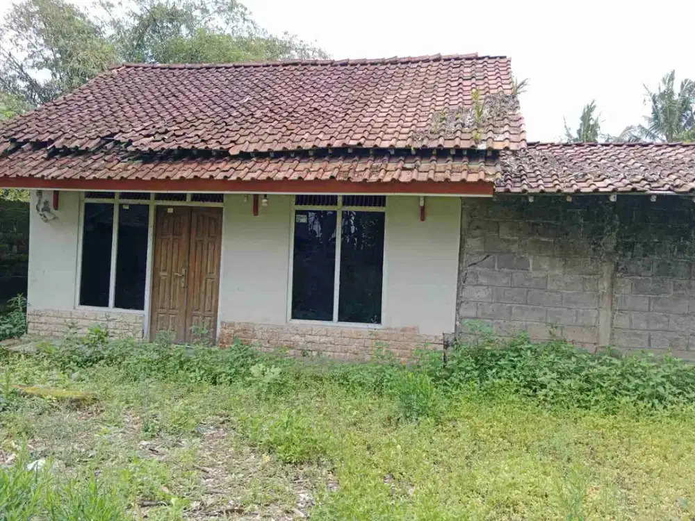 Dijual Tanah  Luas Bonus Rumah Layak Huni Dekat Jalan Raya di Tempel Sleman Yogyakarta