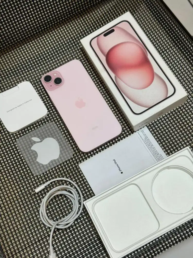 Iphone 15plus 128gb ibox resmi fullset original