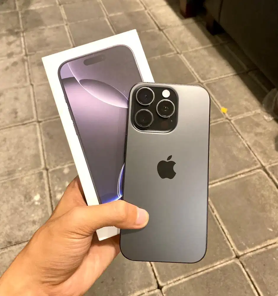 iPhone 16 Pro 128GB iBox / Digimap fullset ori garnsi aktif April 2026