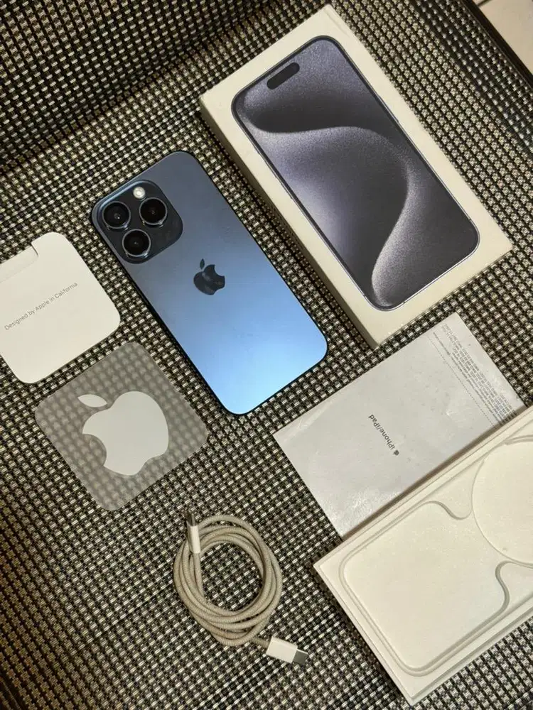 Iphone 15 pro 256gb ibox resmi fullset original