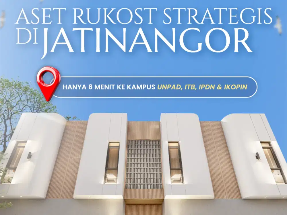 Jual Rumah Kost Kosan RUKOST Strategis MURAH Di Jatinangor 6 Menit Dari Kampus ITB UNPAD IPDN Dan IKOPIN