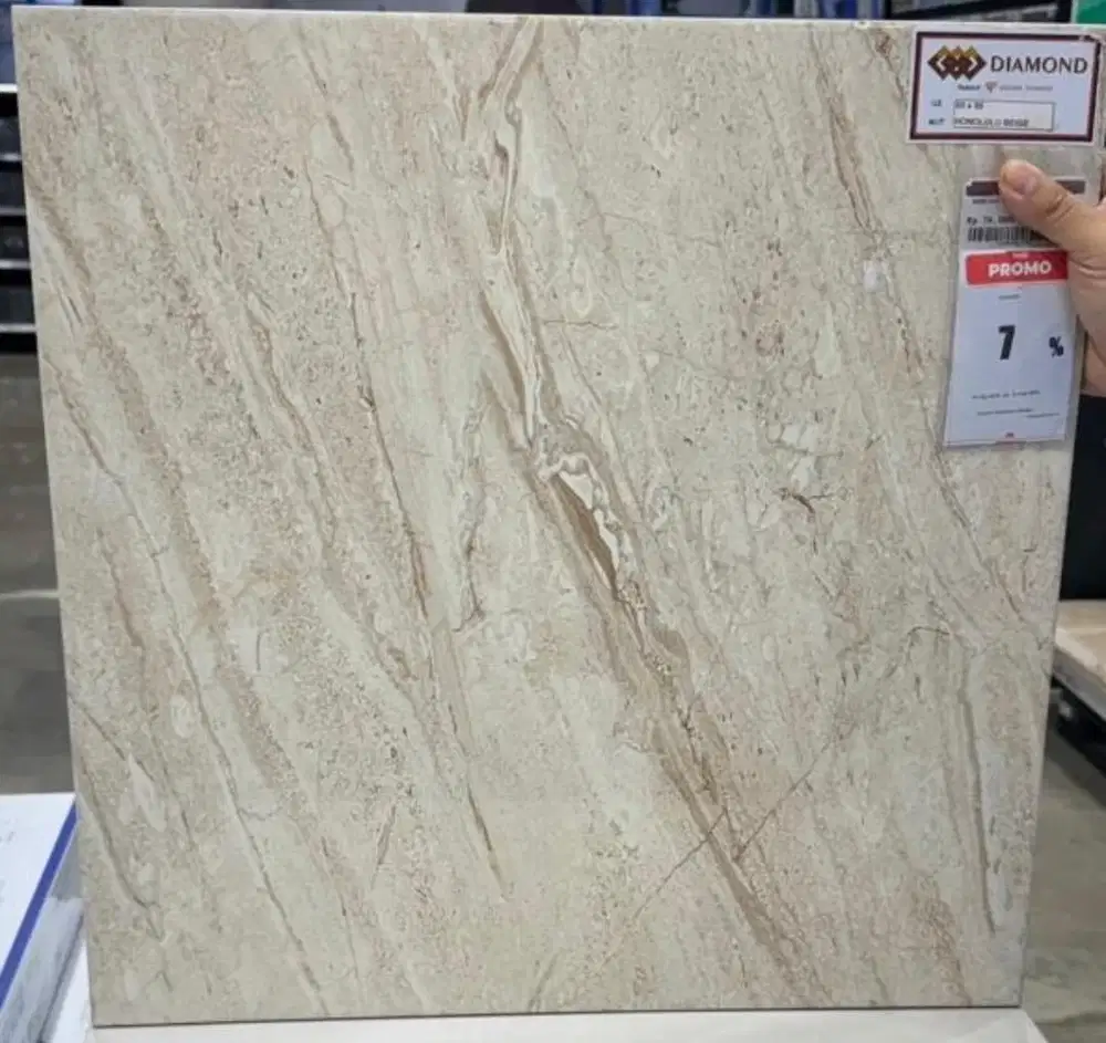 Lantai ukuran 60x60 beige