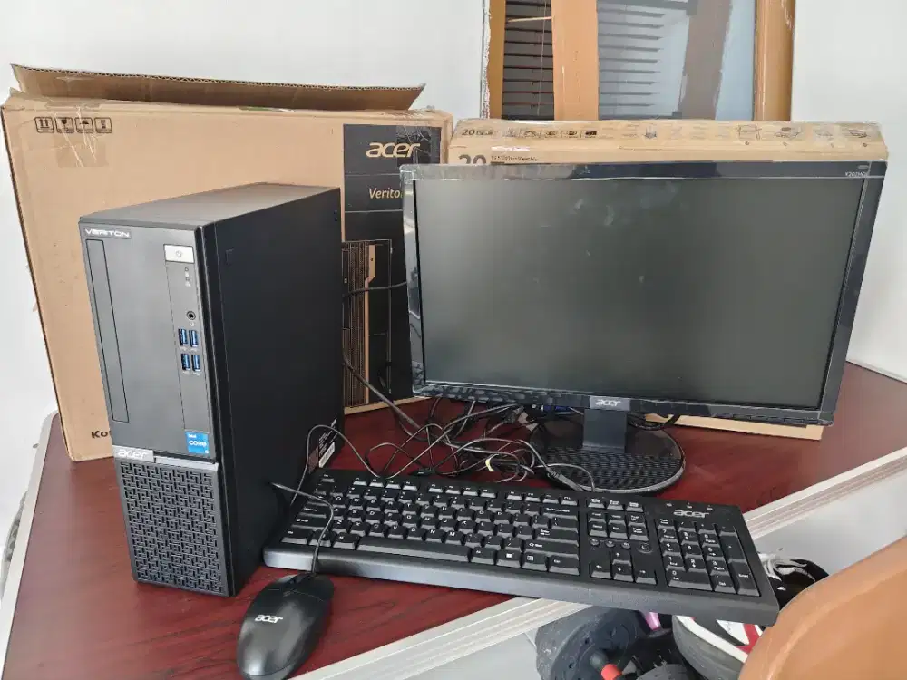 SET CPU PC OFFICE INTEL GEN12 i3 12100F RAM 8GB DDR4 SSD 128GB NVME