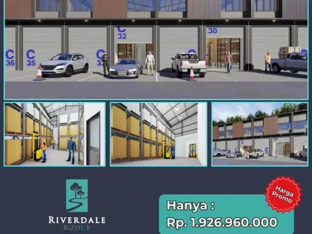 dijual ruko multiguna berlokasi strategis di cikarang barat akses bisa masuk kontener 40ft jalur langsung pantura dekat dengan tol telaga asih