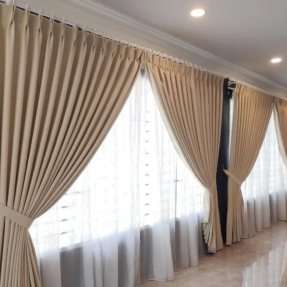 Penyedia Gorden Blackout Pasang Skat Klinik Hordeng Gordyn Vitrase